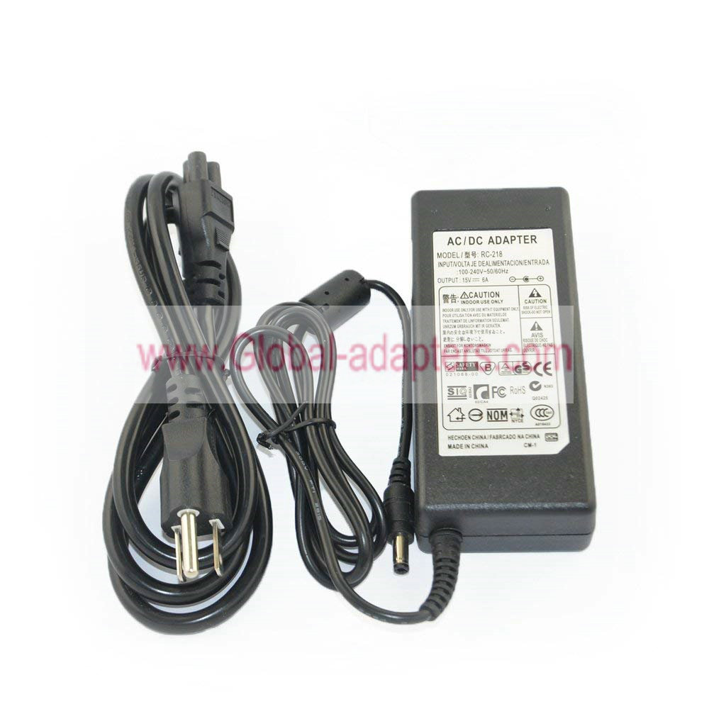 New 15V 6A 90W AC Adapter Switching Power Supply Power Adapter for LiPo battery balance charger